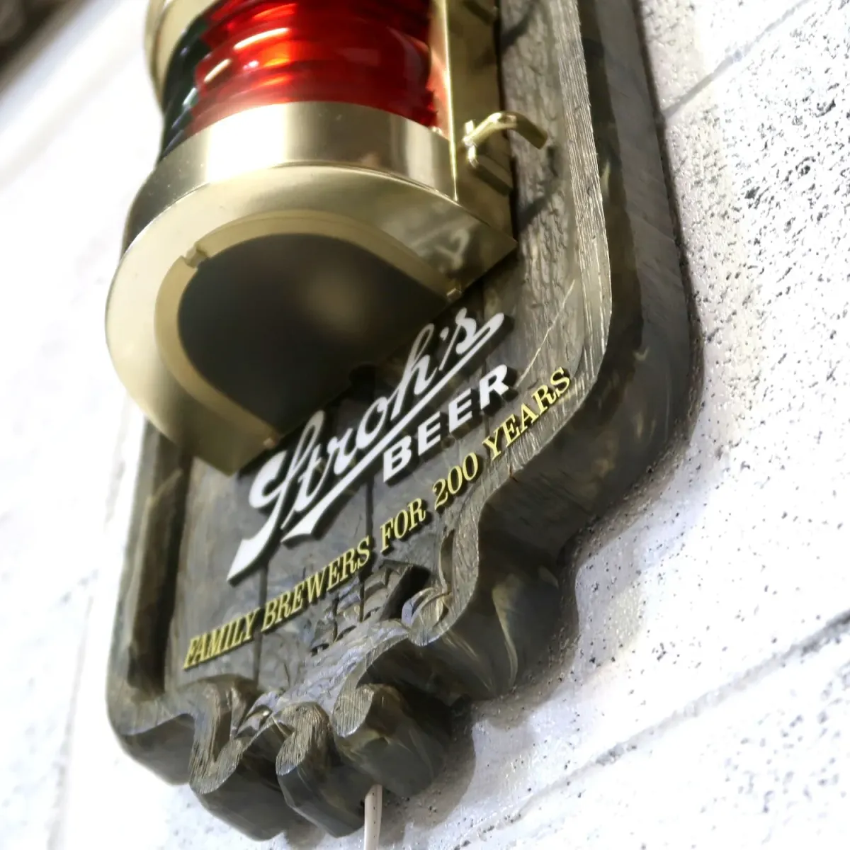 Stroh's BEER ビンテージ ライトサイン