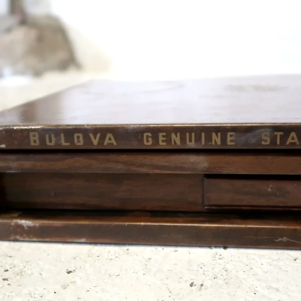 BULOVA ビンテージ メタルキャビネット