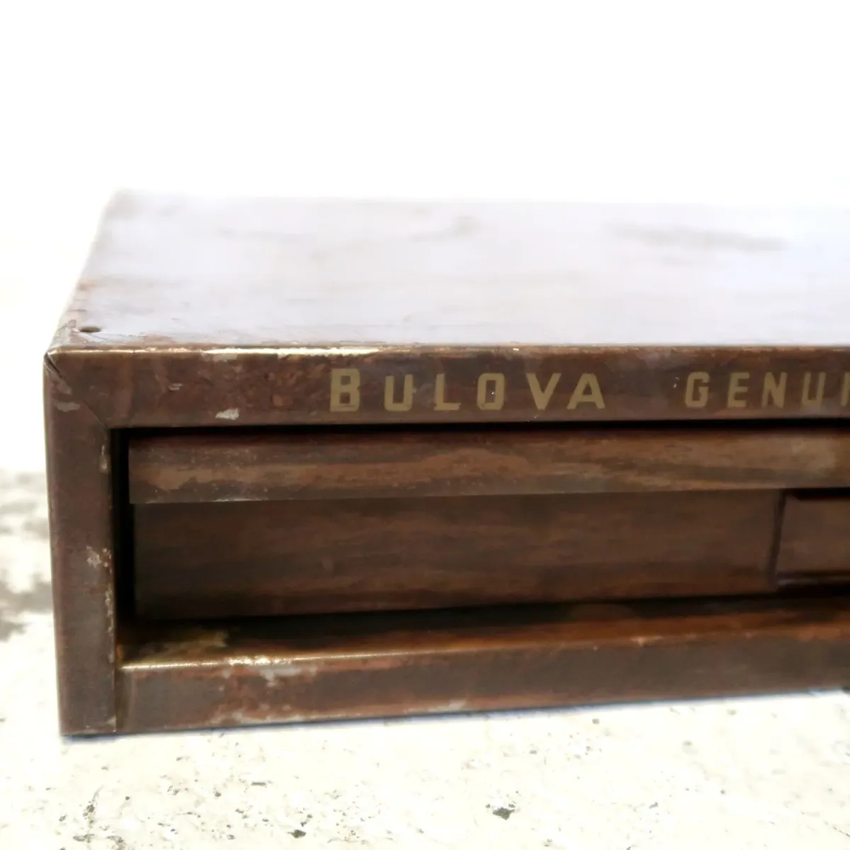 BULOVA ビンテージ メタルキャビネット