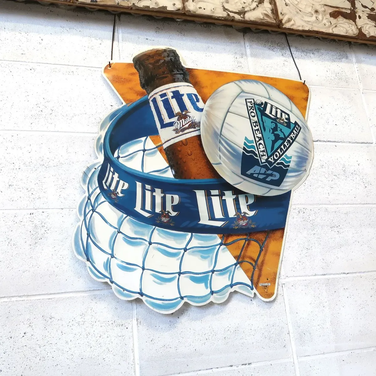 Miller Lite メタルサイン