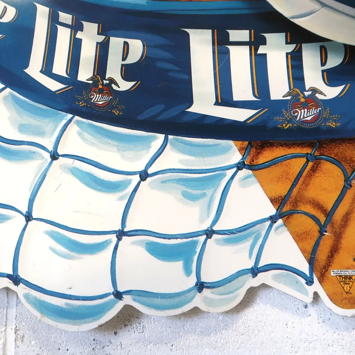 Miller Lite メタルサイン