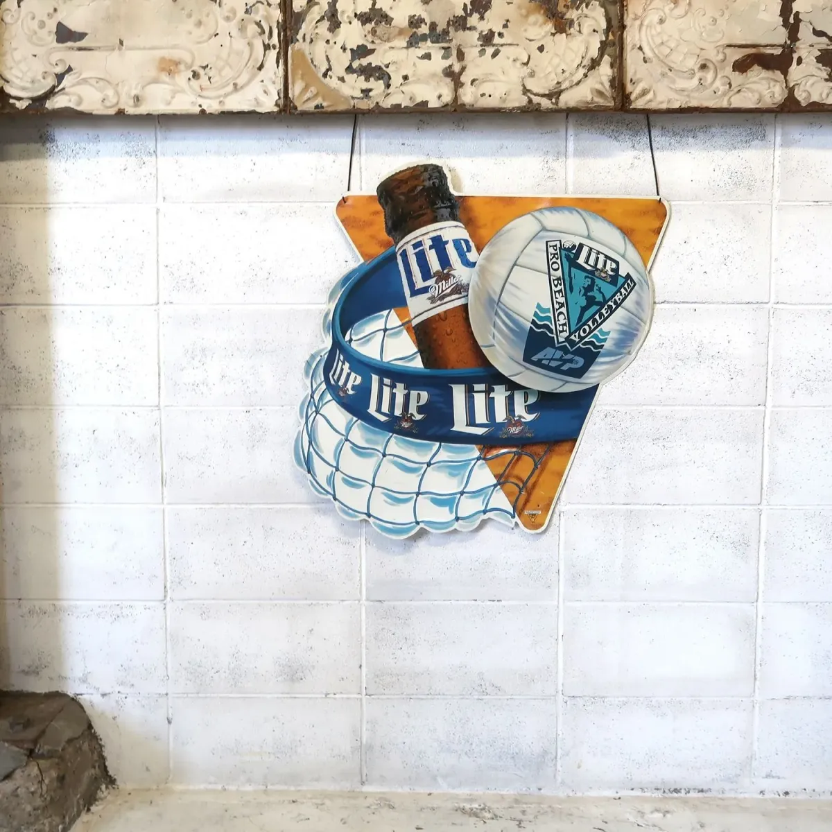 Miller Lite メタルサイン