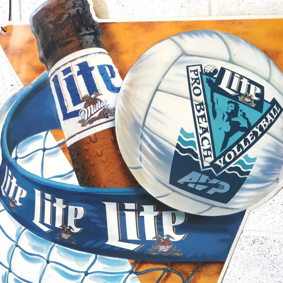 Miller Lite メタルサイン