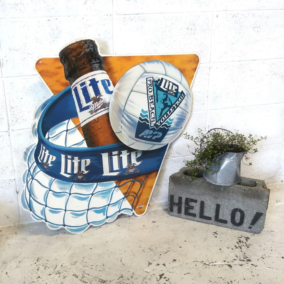 Miller Lite メタルサイン