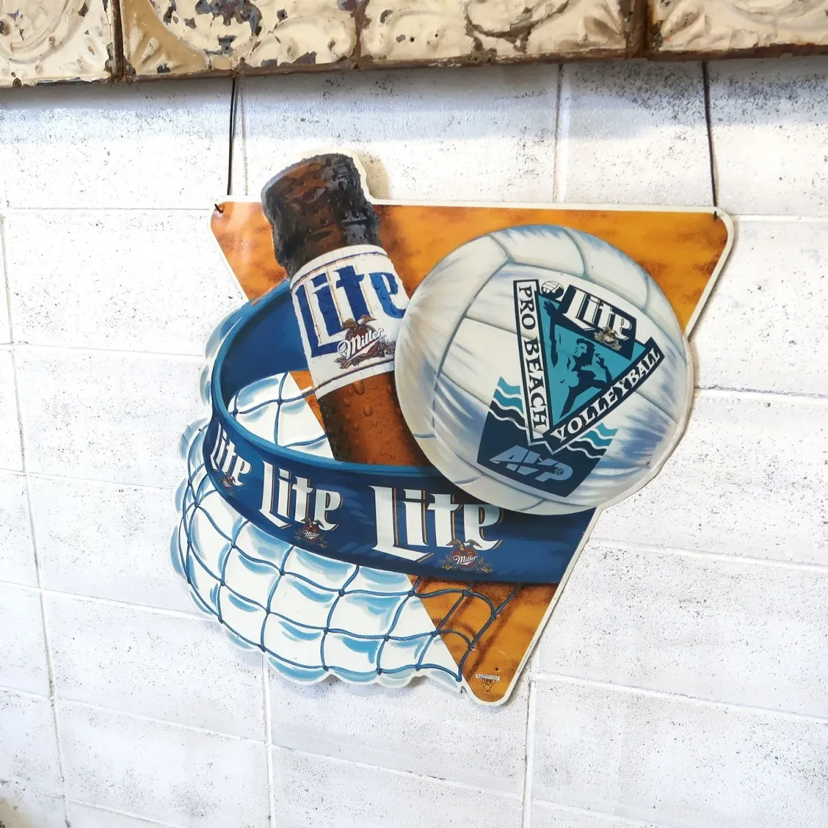 Miller Lite メタルサイン
