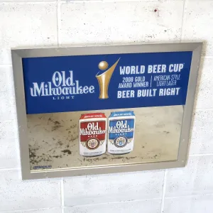 Old Milwaukee LIGHT パブミラー