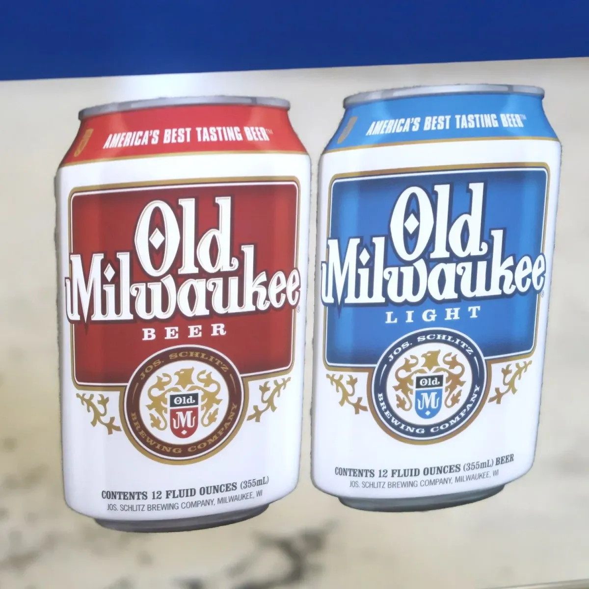 Old Milwaukee LIGHT パブミラー