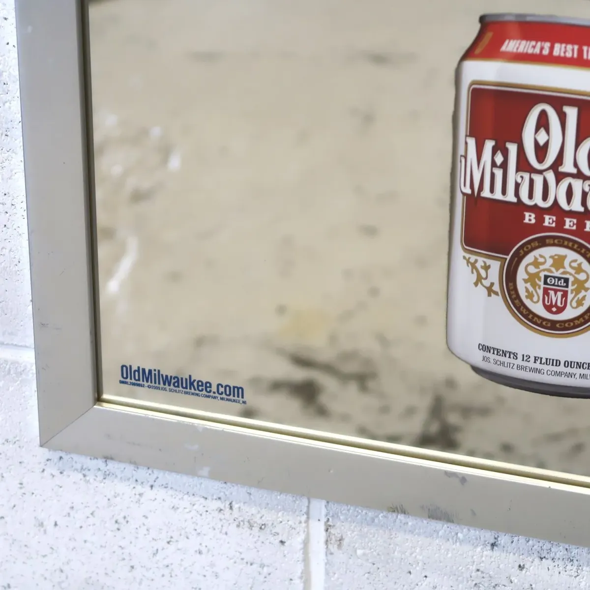 Old Milwaukee LIGHT パブミラー
