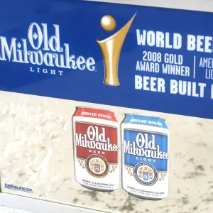Old Milwaukee LIGHT パブミラー