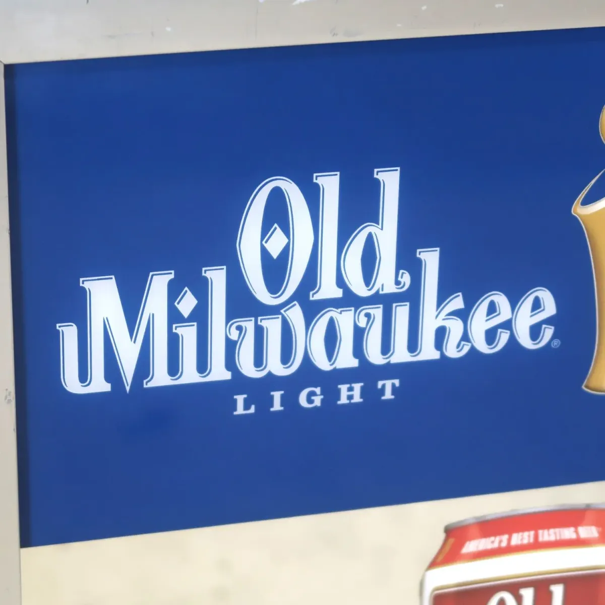 Old Milwaukee LIGHT パブミラー