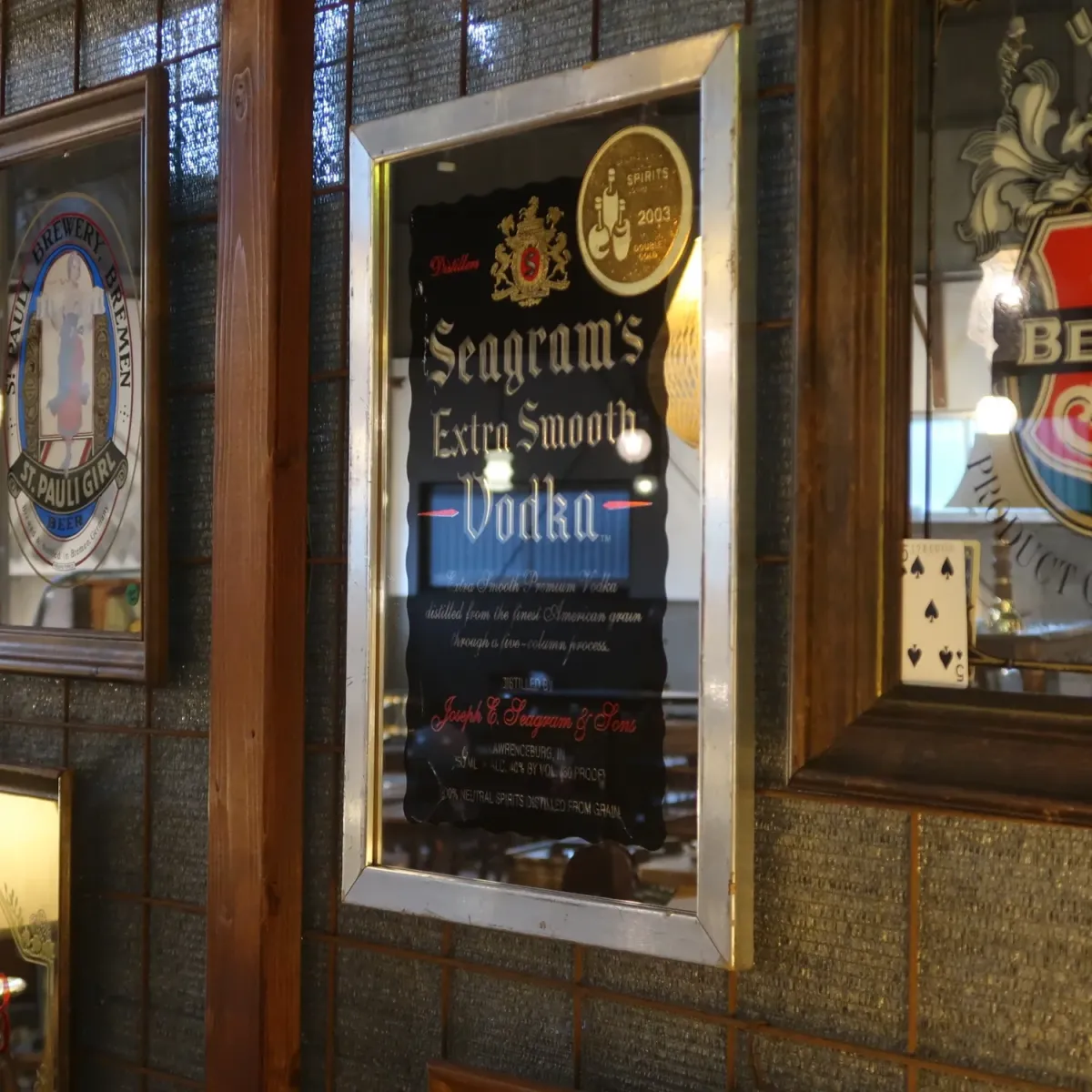 Seagram's パブミラー