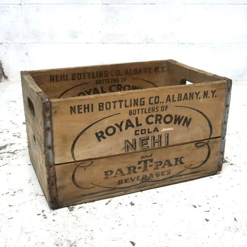 ROYAL CROWN COLA ビンテージ ウッドボックス
