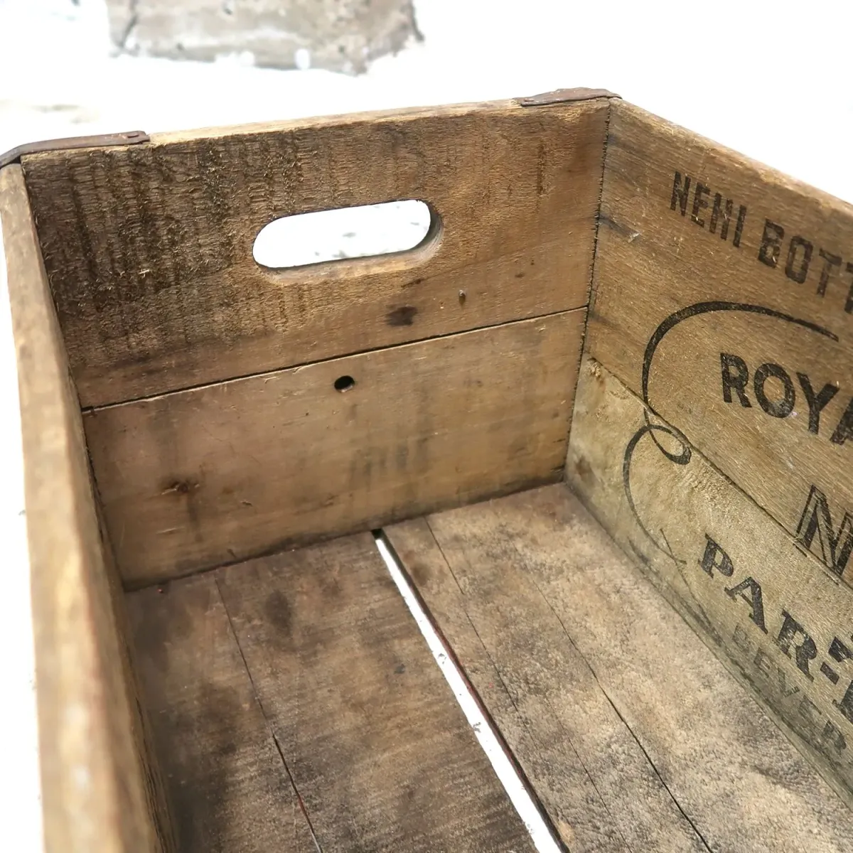 ROYAL CROWN COLA ビンテージ ウッドボックス