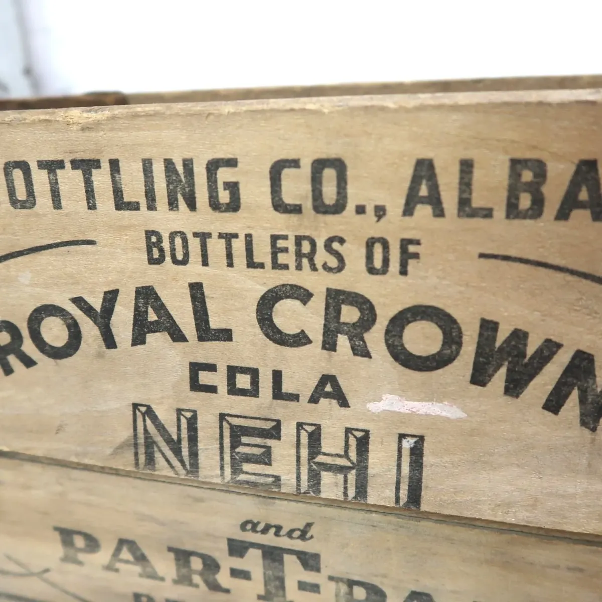 ROYAL CROWN COLA ビンテージ ウッドボックス
