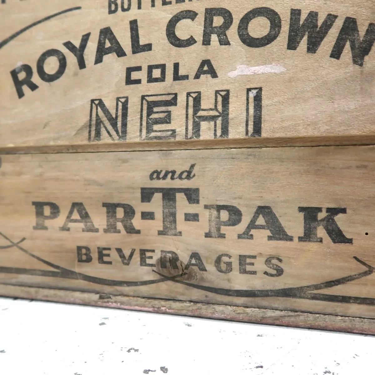 ROYAL CROWN COLA ビンテージ ウッドボックス