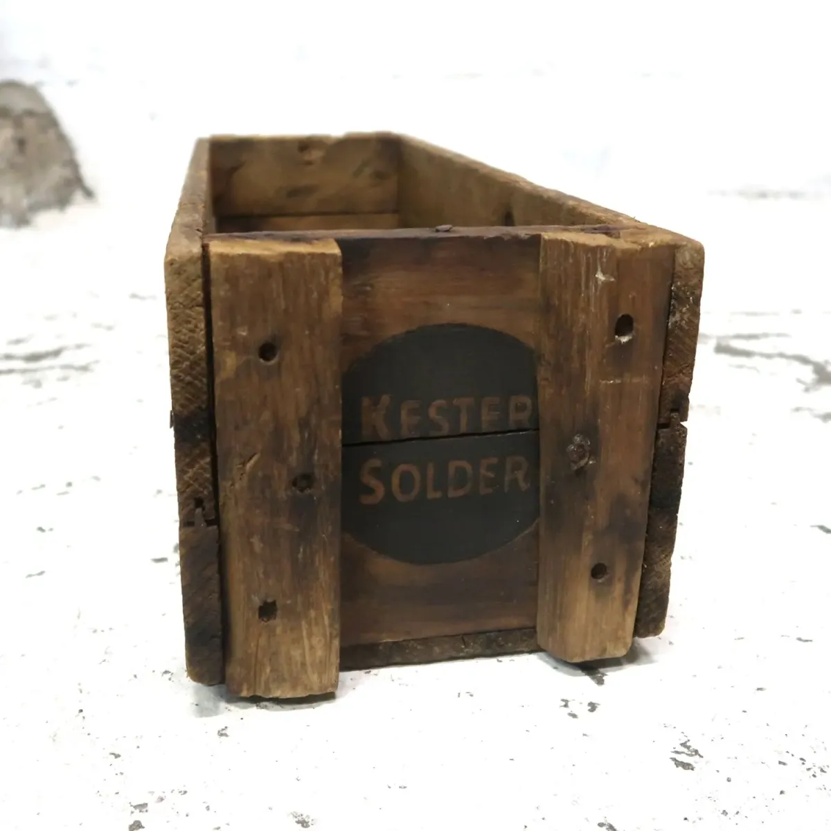 KESTER SOLDER ビンテージ ウッドボックス