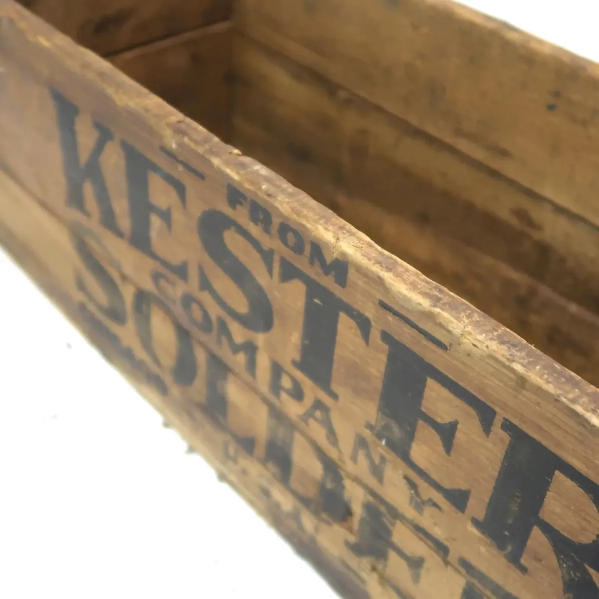 KESTER SOLDER ビンテージ ウッドボックス