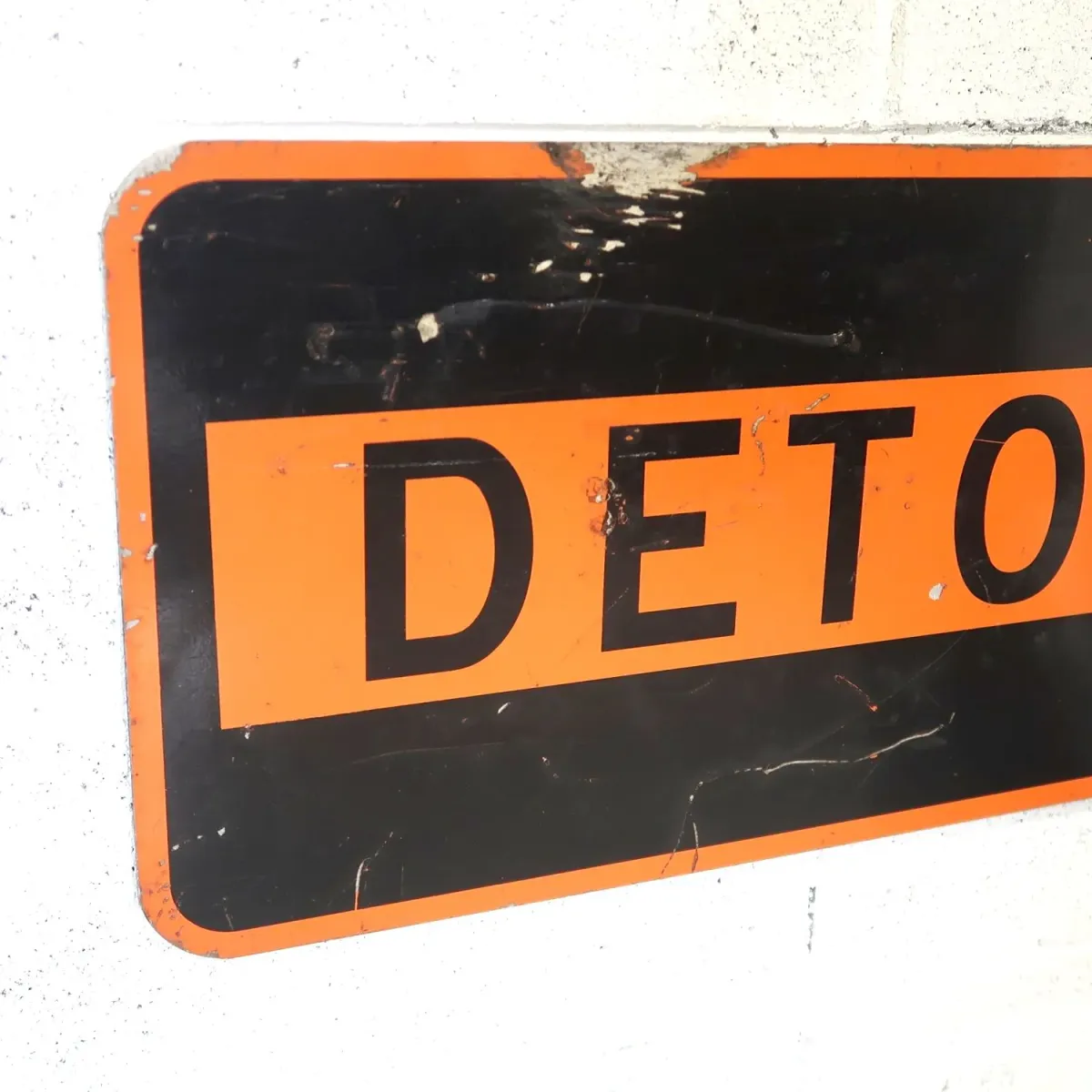DETOUR ビンテージ ロードサイン