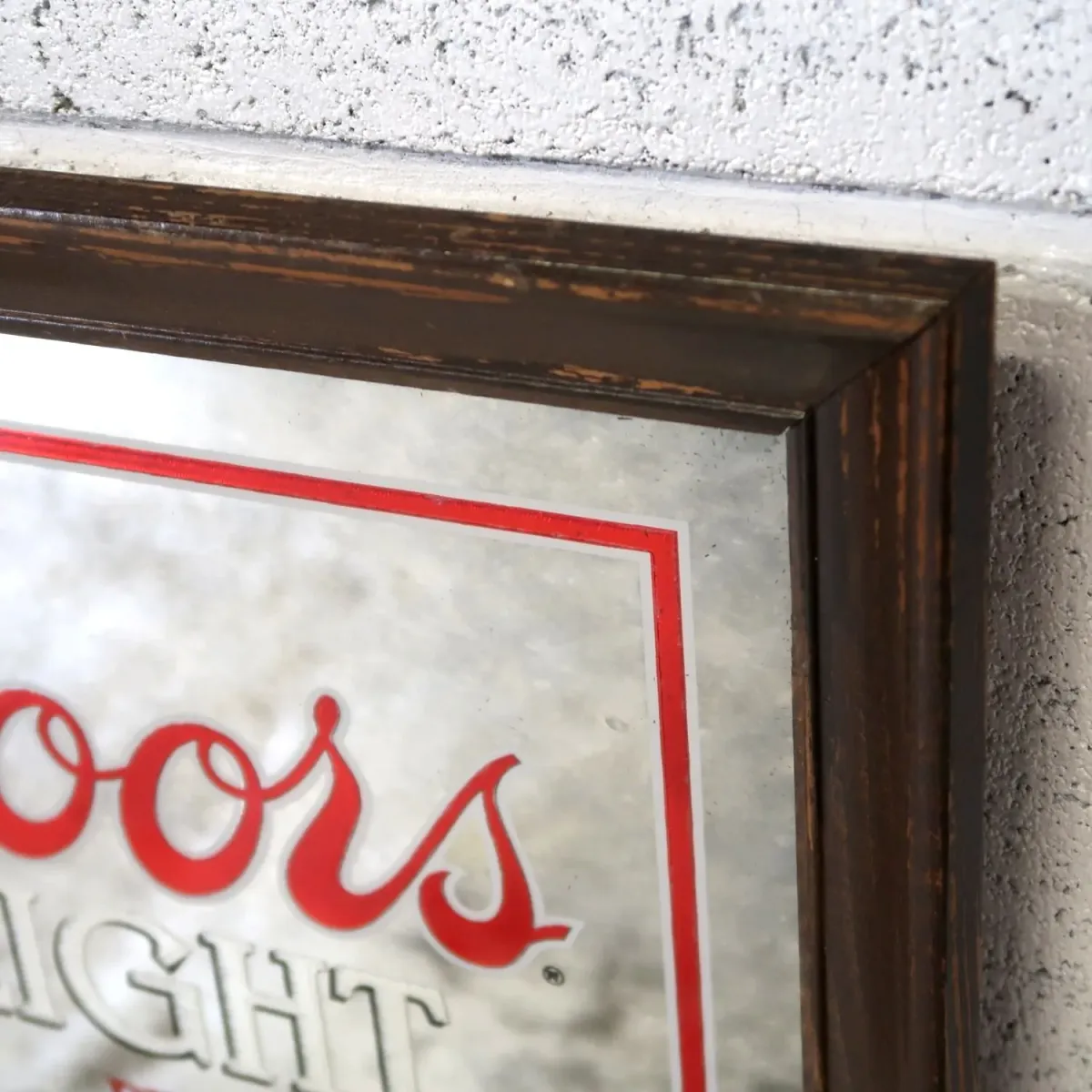 Coors LIGHT ビンテージ パブミラー