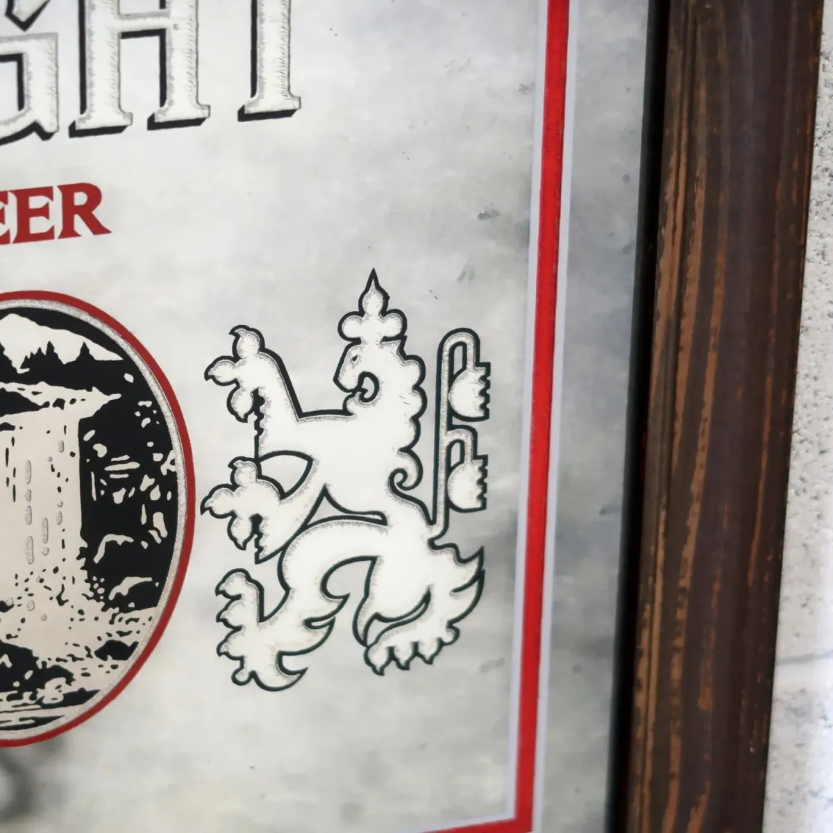 Coors LIGHT ビンテージ パブミラー