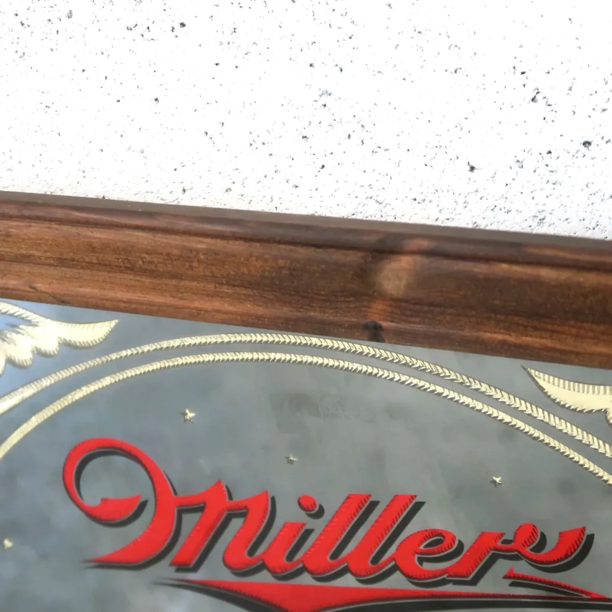 Miller HIGH LIFE ビンテージ パブミラー