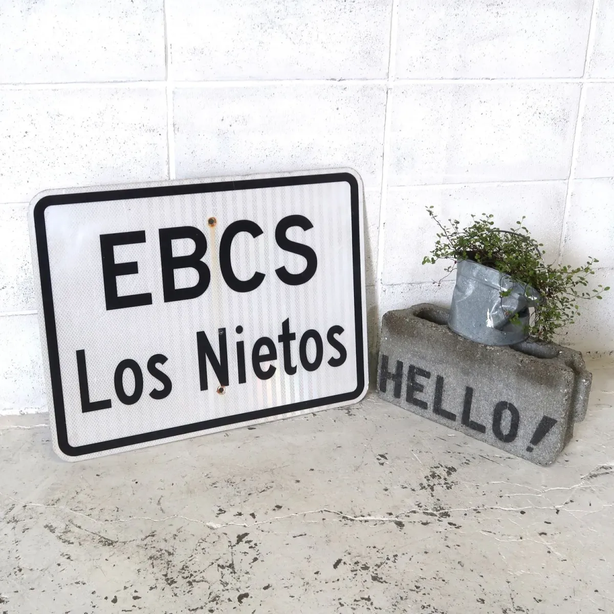 EBCS Los Nietos メタルサイン