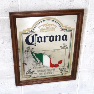 Corona BEER ビンテージ パブミラー