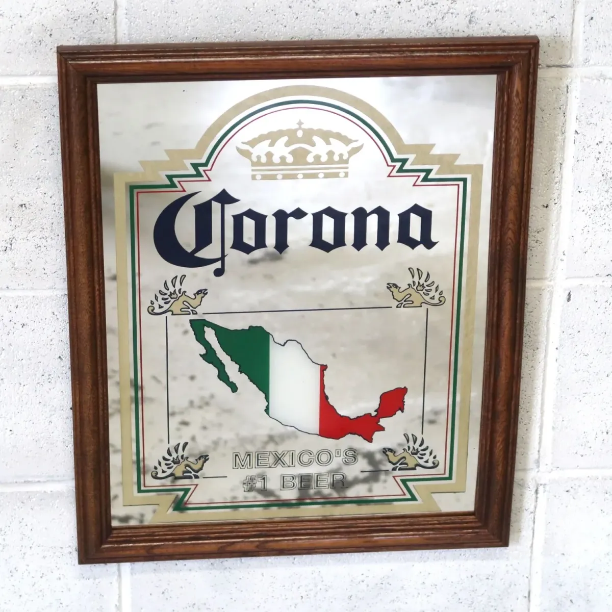 Corona BEER ビンテージ パブミラー