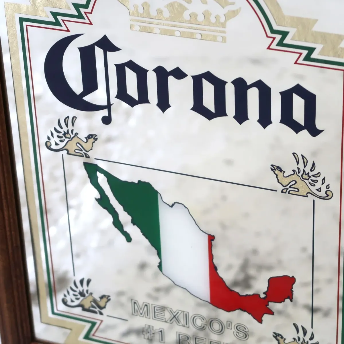 Corona BEER ビンテージ パブミラー