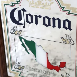 Corona BEER ビンテージ パブミラー
