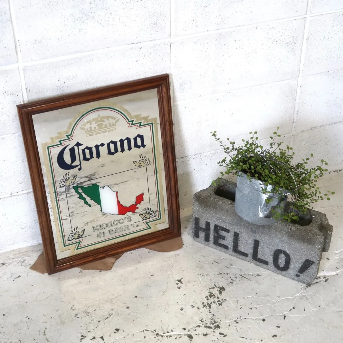 Corona BEER ビンテージ パブミラー