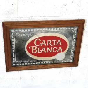 CARTA BLANCA ビンテージ パブミラー