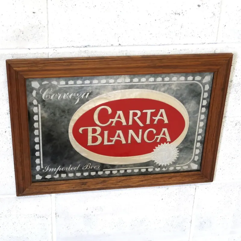 CARTA BLANCA ビンテージ パブミラー