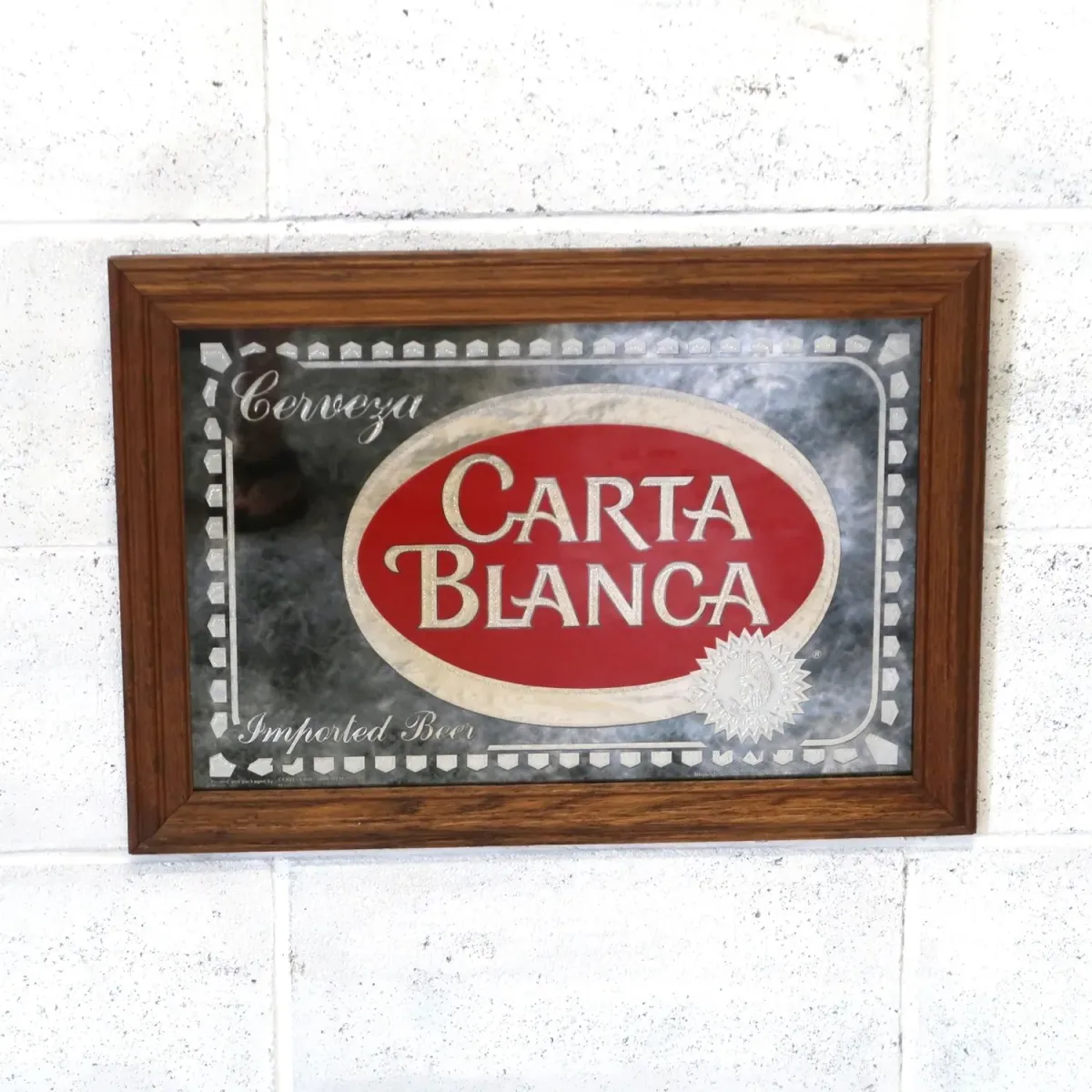 CARTA BLANCA ビンテージ パブミラー