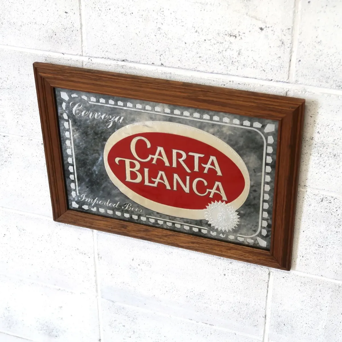 CARTA BLANCA ビンテージ パブミラー