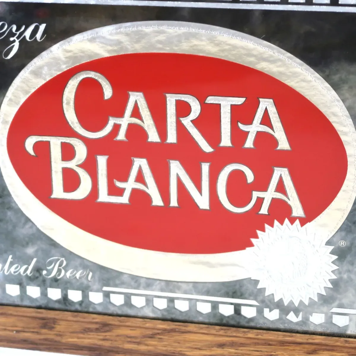 CARTA BLANCA ビンテージ パブミラー