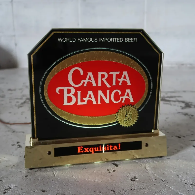 CARTA BLANCA ビンテージ ライトサイン
