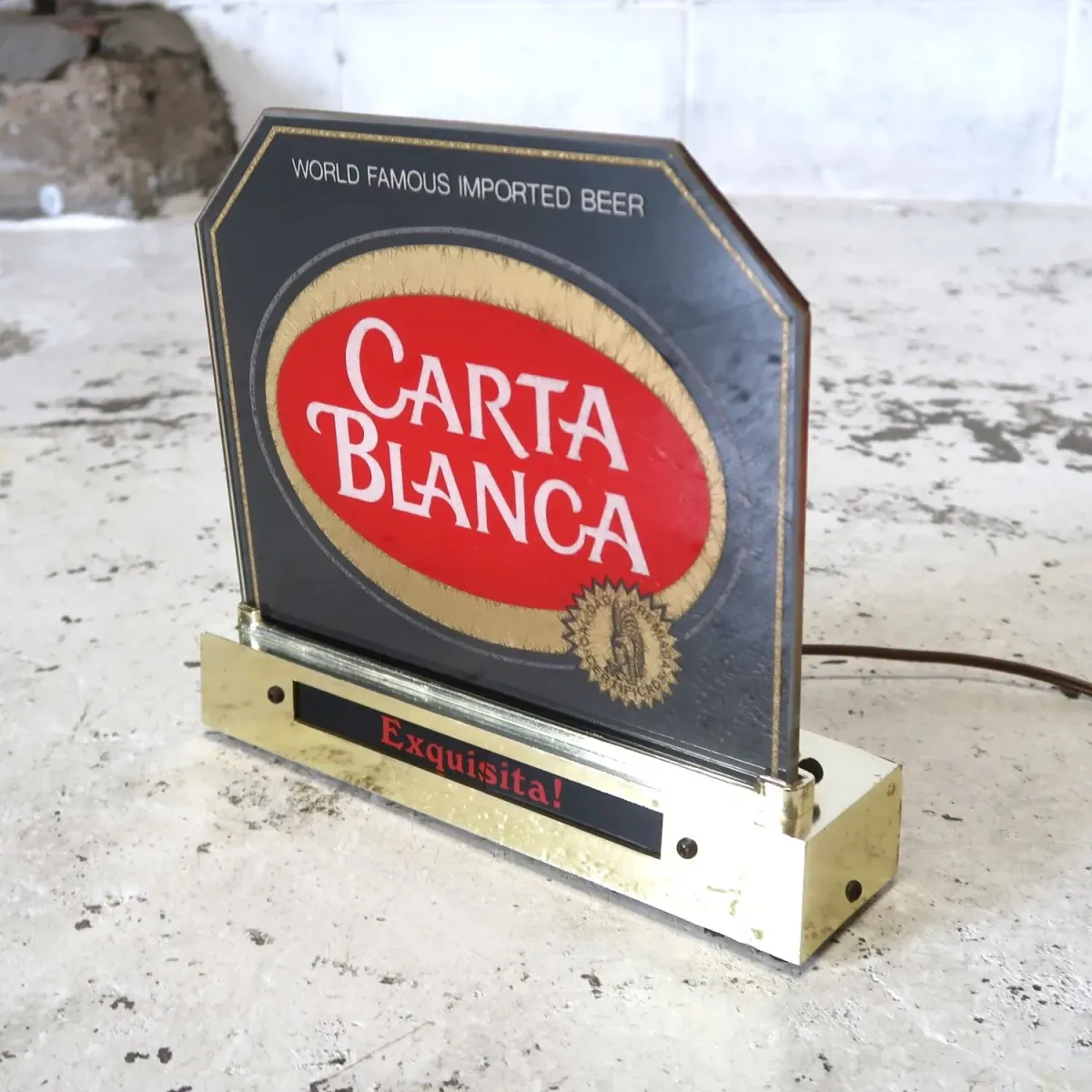 CARTA BLANCA ビンテージ ライトサイン
