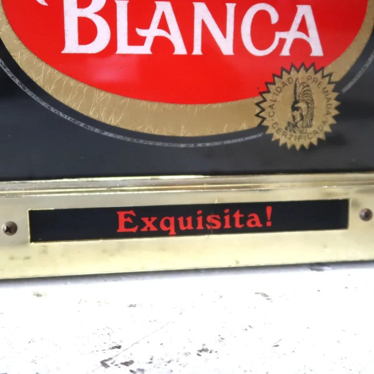 CARTA BLANCA ビンテージ ライトサイン