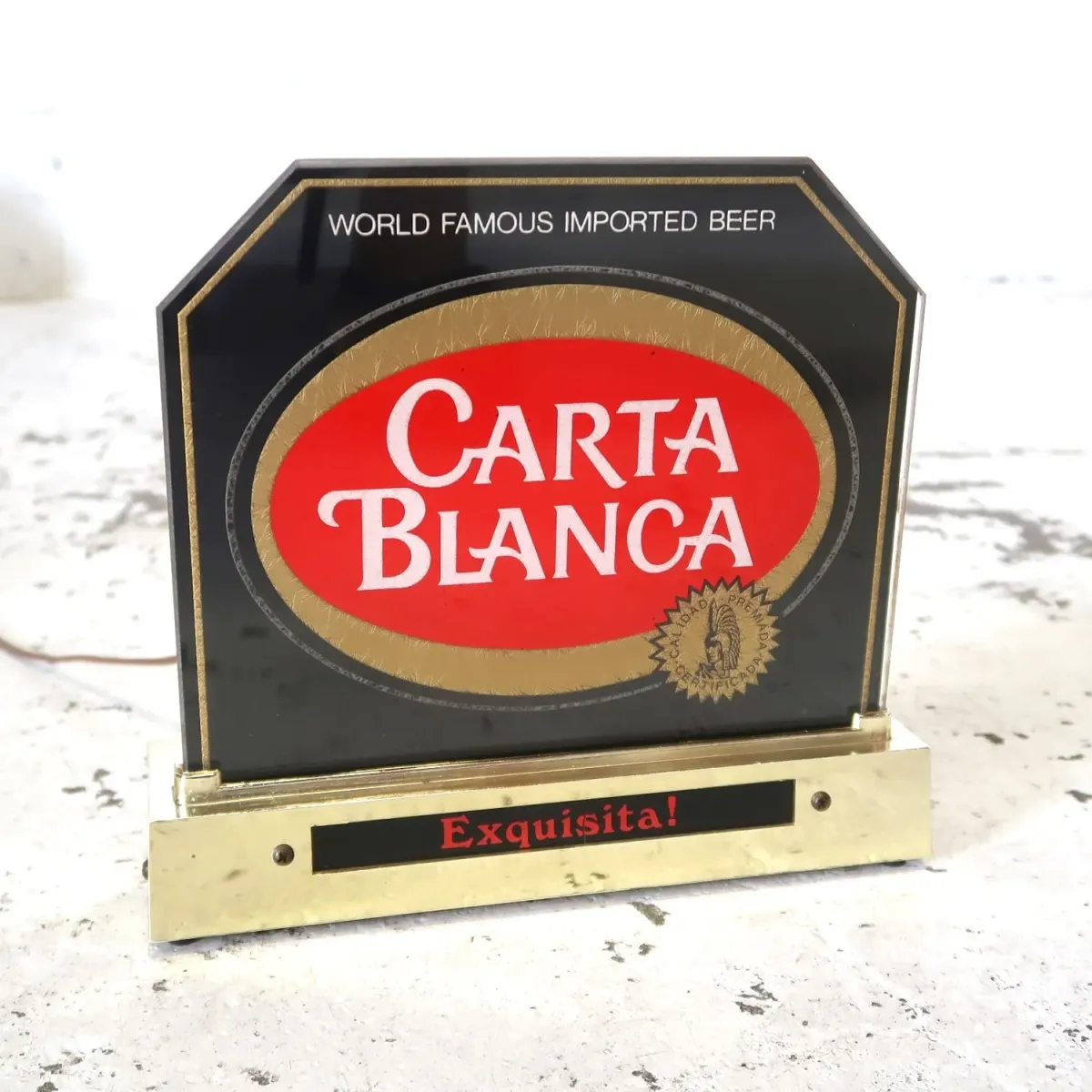 CARTA BLANCA ビンテージ ライトサイン