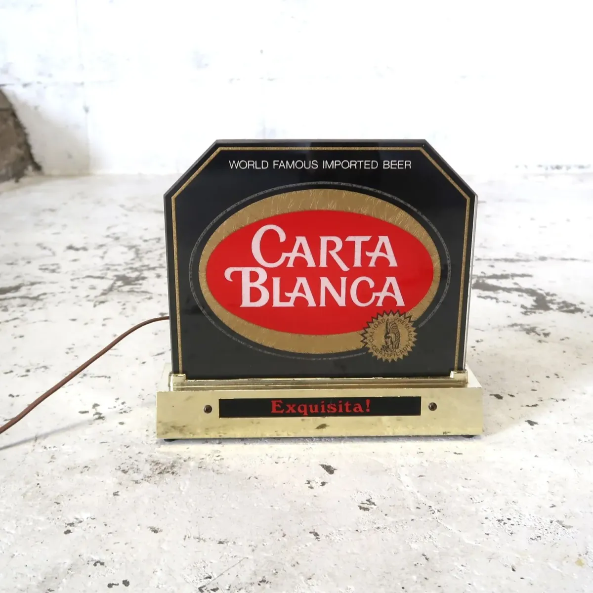 CARTA BLANCA ビンテージ ライトサイン