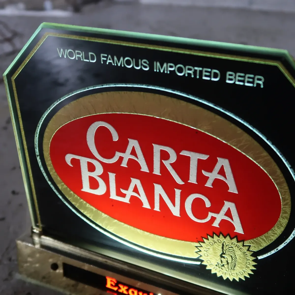 CARTA BLANCA ビンテージ ライトサイン