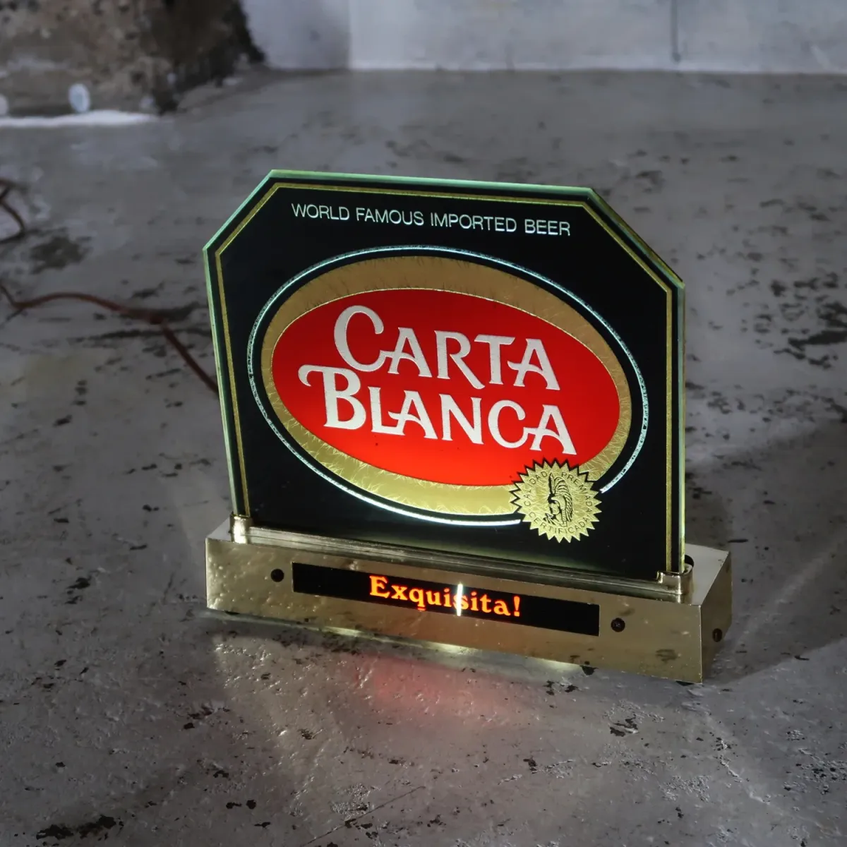 CARTA BLANCA ビンテージ ライトサイン
