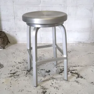 ビンテージ アルミスツール