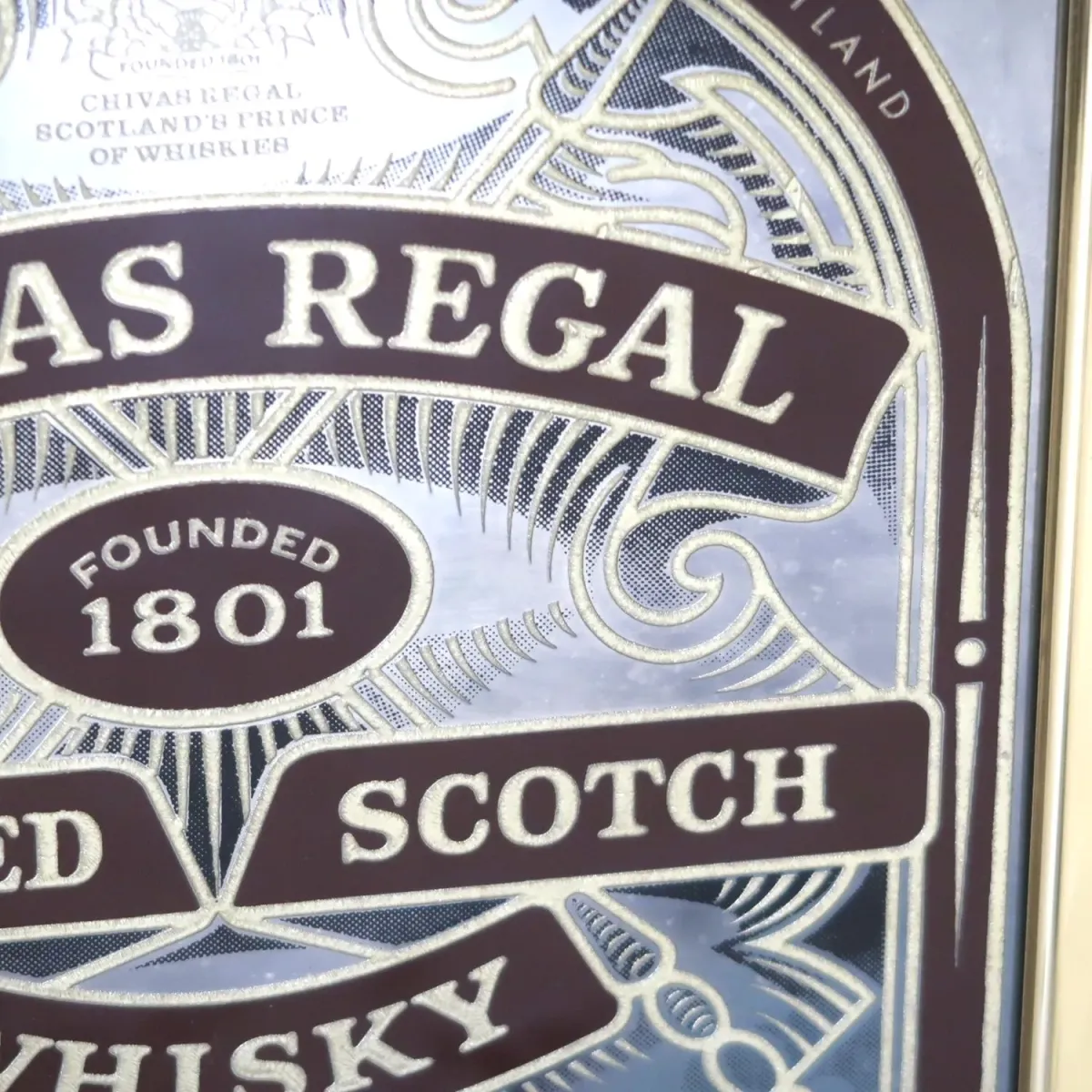 CHIVAS REGAL ビンテージ パブミラー