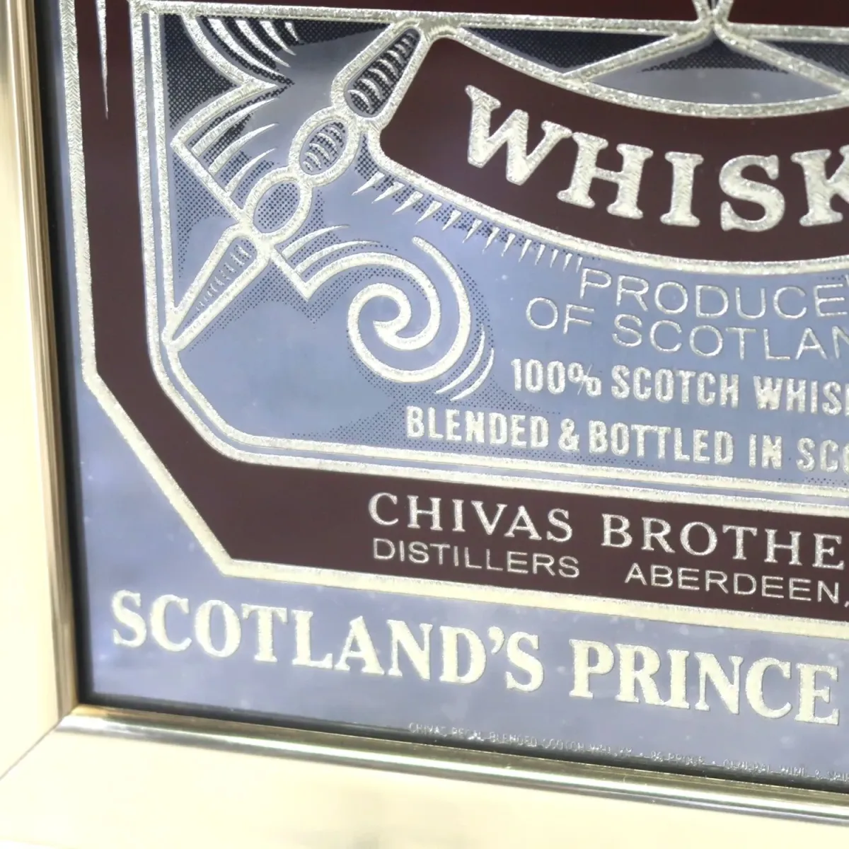 CHIVAS REGAL ビンテージ パブミラー