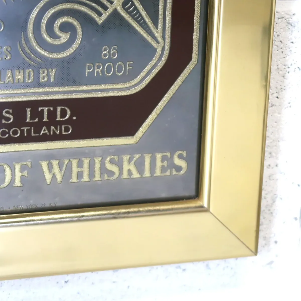 CHIVAS REGAL ビンテージ パブミラー