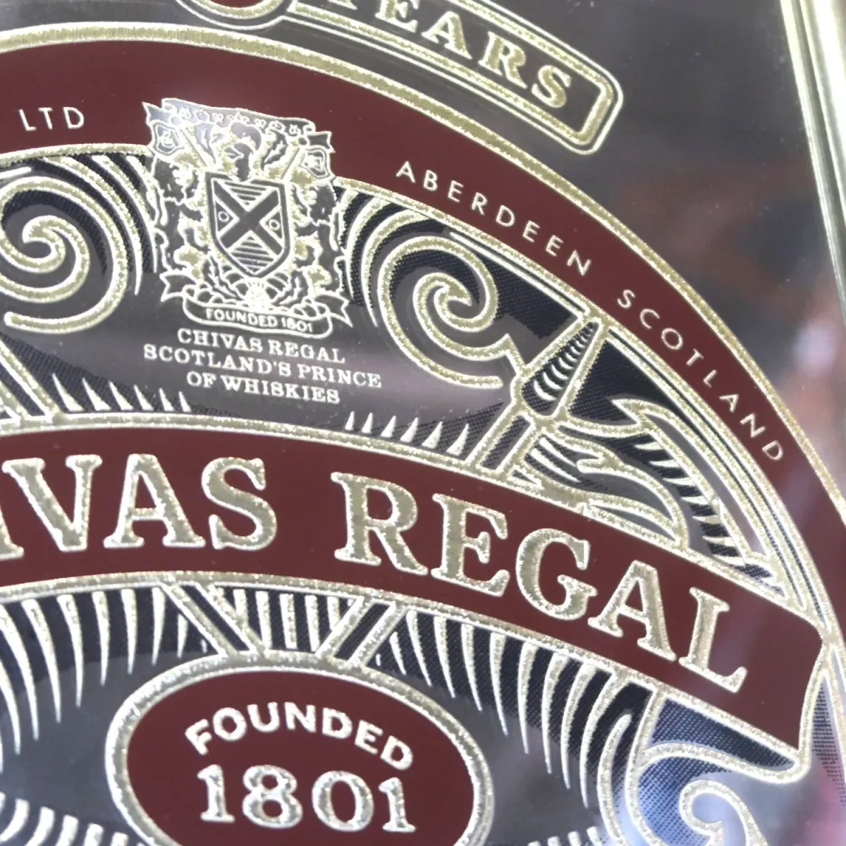 CHIVAS REGAL ビンテージ パブミラー