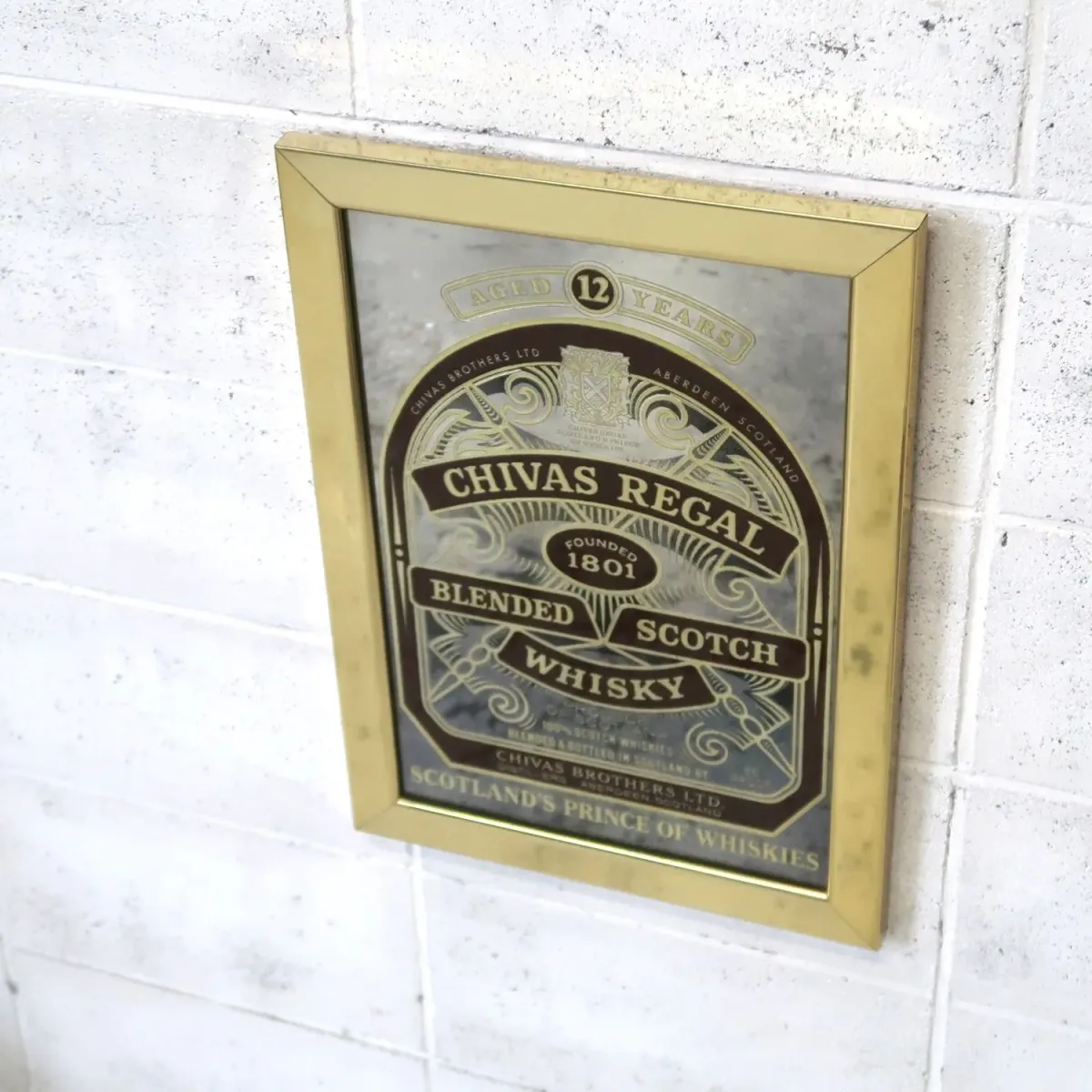 CHIVAS REGAL ビンテージ パブミラー