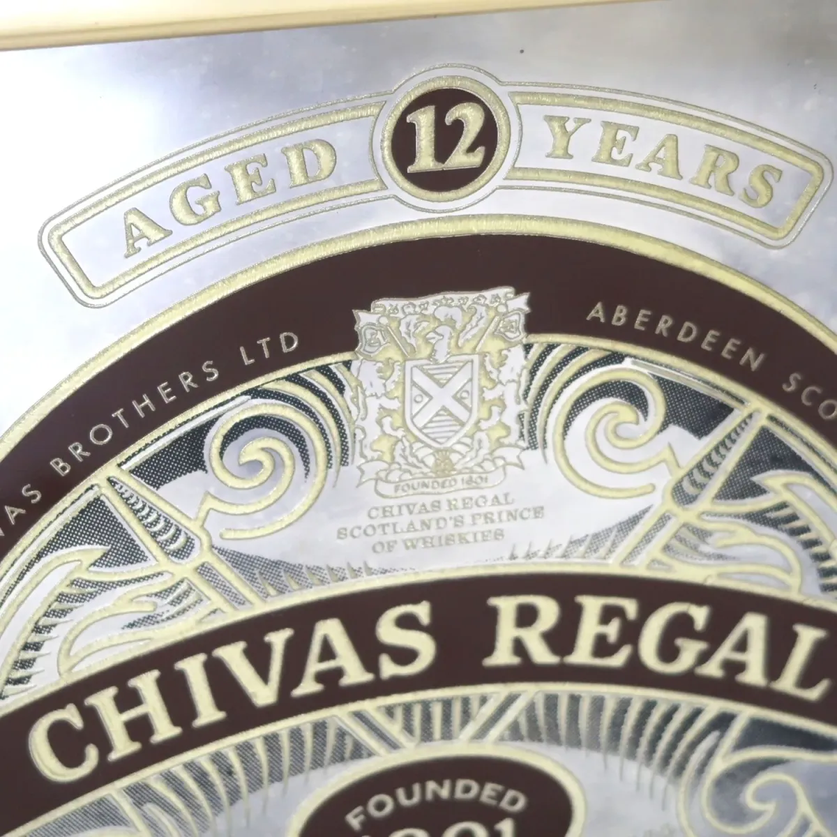 CHIVAS REGAL ビンテージ パブミラー